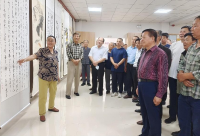 青州书画家联谊会“庆国庆 喜迎二十大”书画展开展