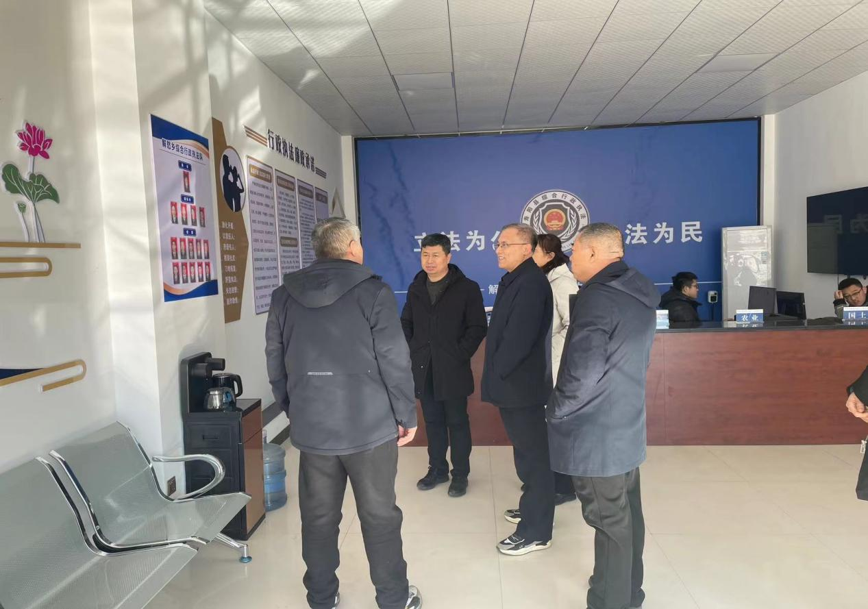 郭磊石在寿阳县调研乡镇综合行政执法工作