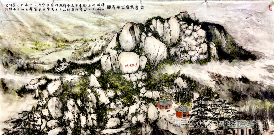 笔墨融南北 文心贯古今——记现代文人画家温朝晖