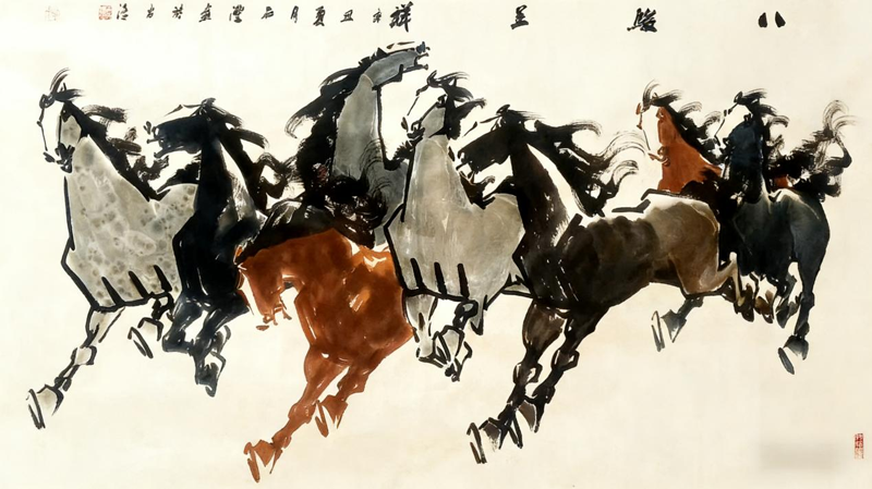 马年说说石沣绘马  一马神韵 万马起风云
